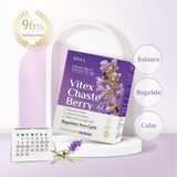 BHK's Patented Vitex Chaste Berry Extract Veg Capsules【Regular Period】⭐ 专利圣洁莓 素食胶囊【月经准时】